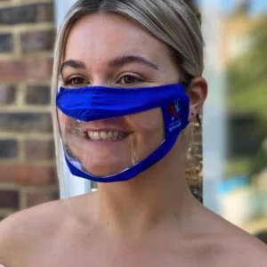 Molly Watt Trust large windowed face mask