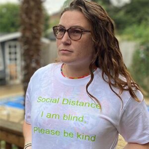 Social Distance I am Blind, Be Kind T-shirt